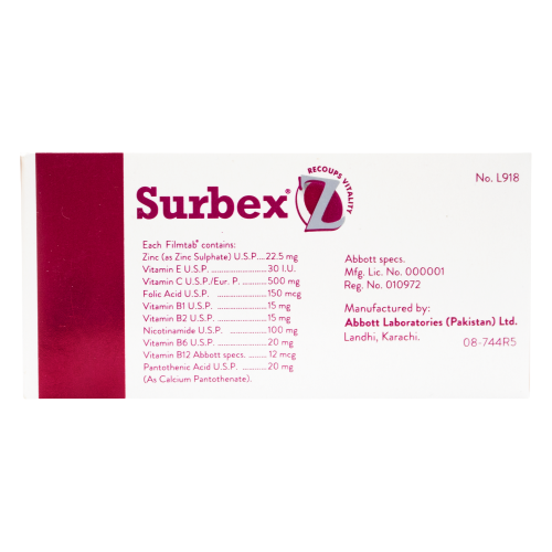 Surbex Z Benefits