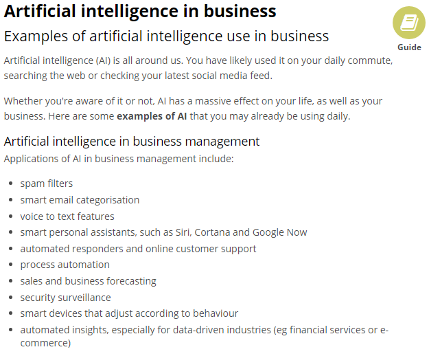BUSINESS AI SOLUTIONS