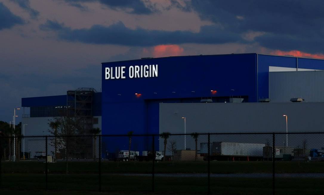 Sede da Blue Origin, de Bezos, perto do Kennedy Space Center, no Cabo Canaveral, Flórida Foto: Mike Blake / REUTERS