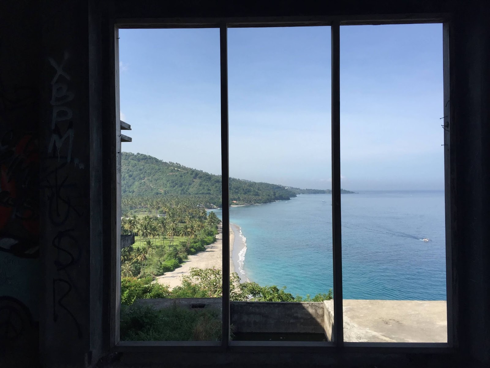 3 days in Lombok itinerary, frame view from Villa Hantu, Lombok, Indonesia