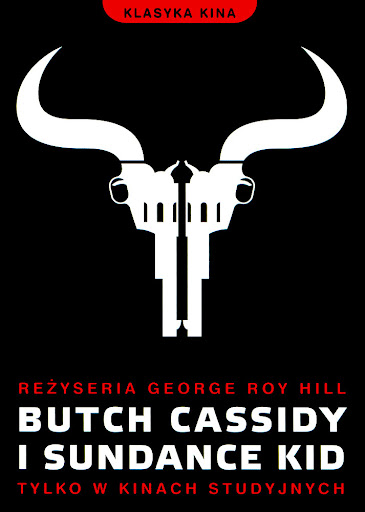 Przód ulotki filmu 'Butch Cassidy i Sundance Kid'
