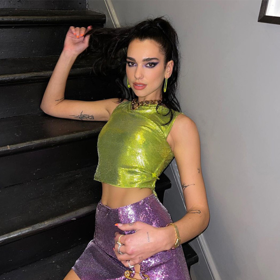 Dua Lipa wears revealing clothes