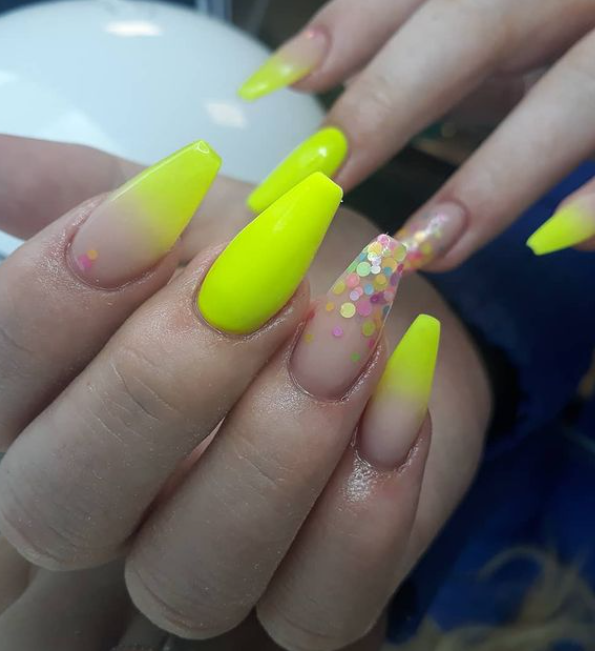 Neon Confetti ombre 