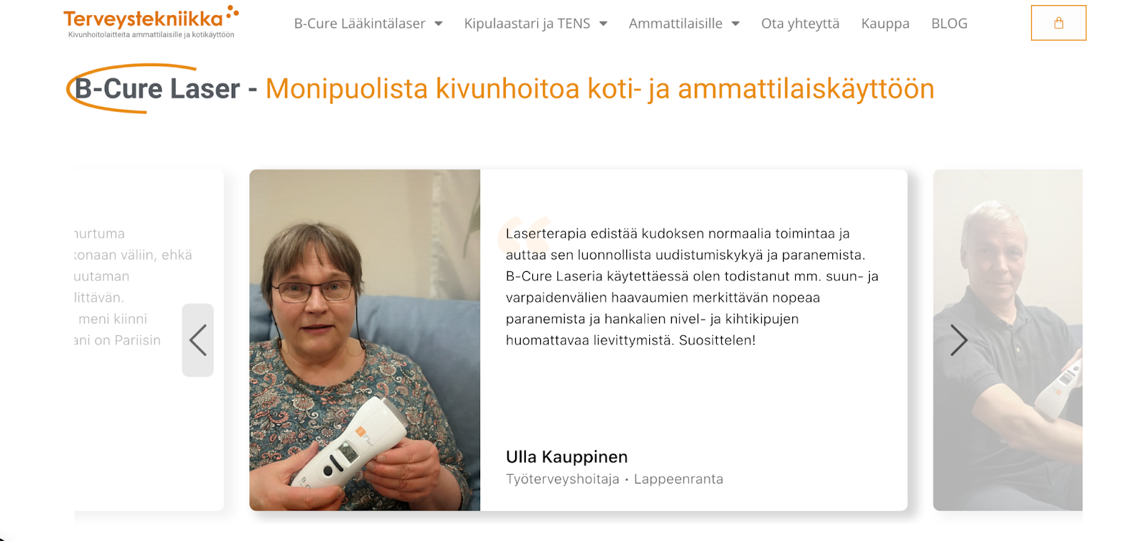 Review-Widget auf der Homepage