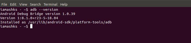 Check if ADB is installed in Linux