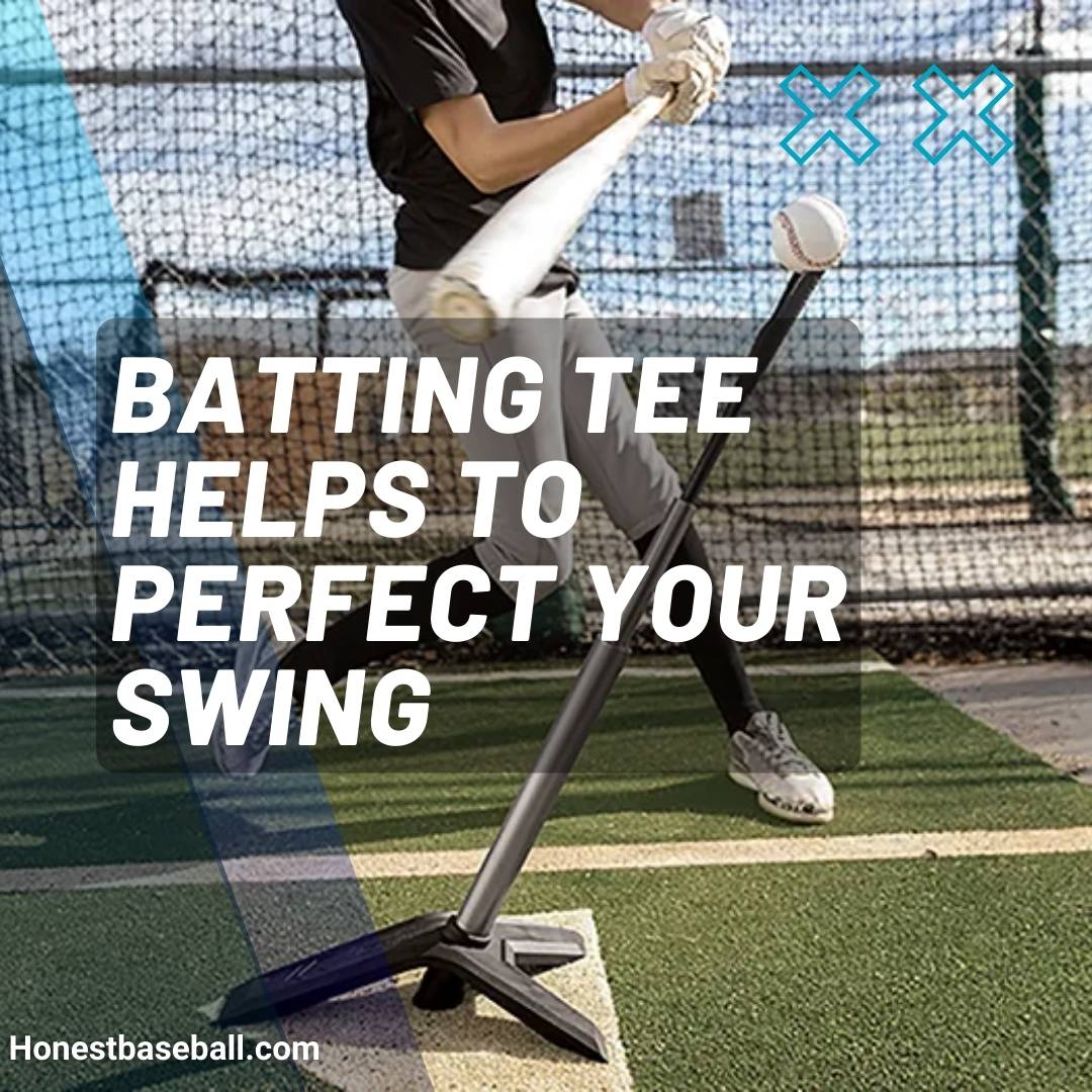Batting tee helps to perfect your swing