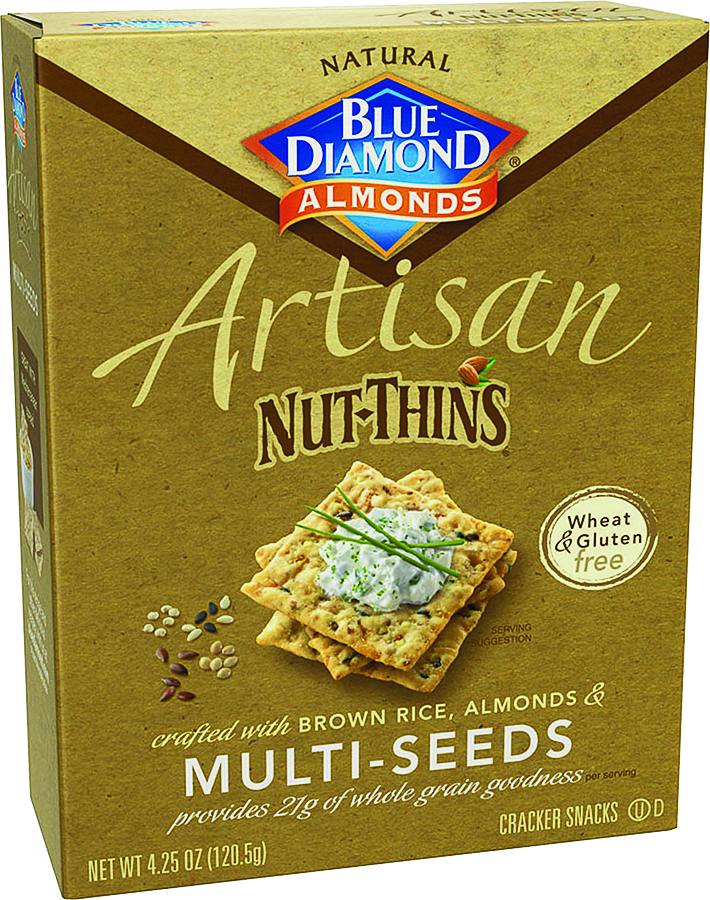 a box of almond nut thins