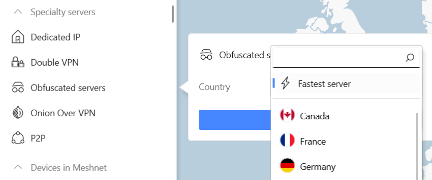 NordVPN obfuscated servers