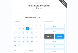 make time with calendly