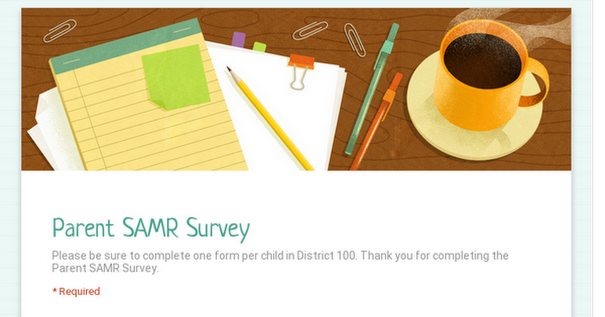 Parent SAMR Survey