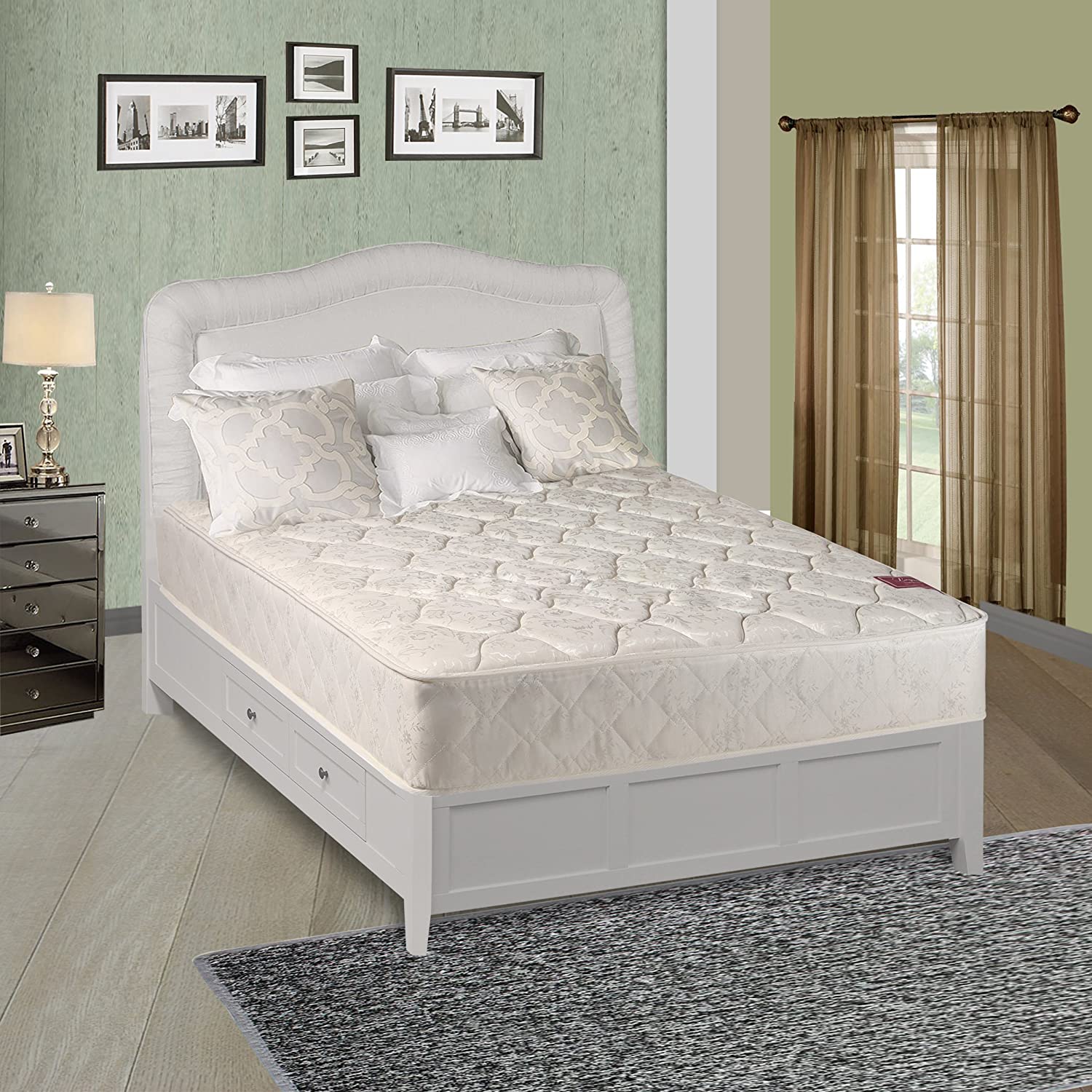 The bed frame or base under the mattress will have to be robust enough to hold the orthopedic mattress weight. 