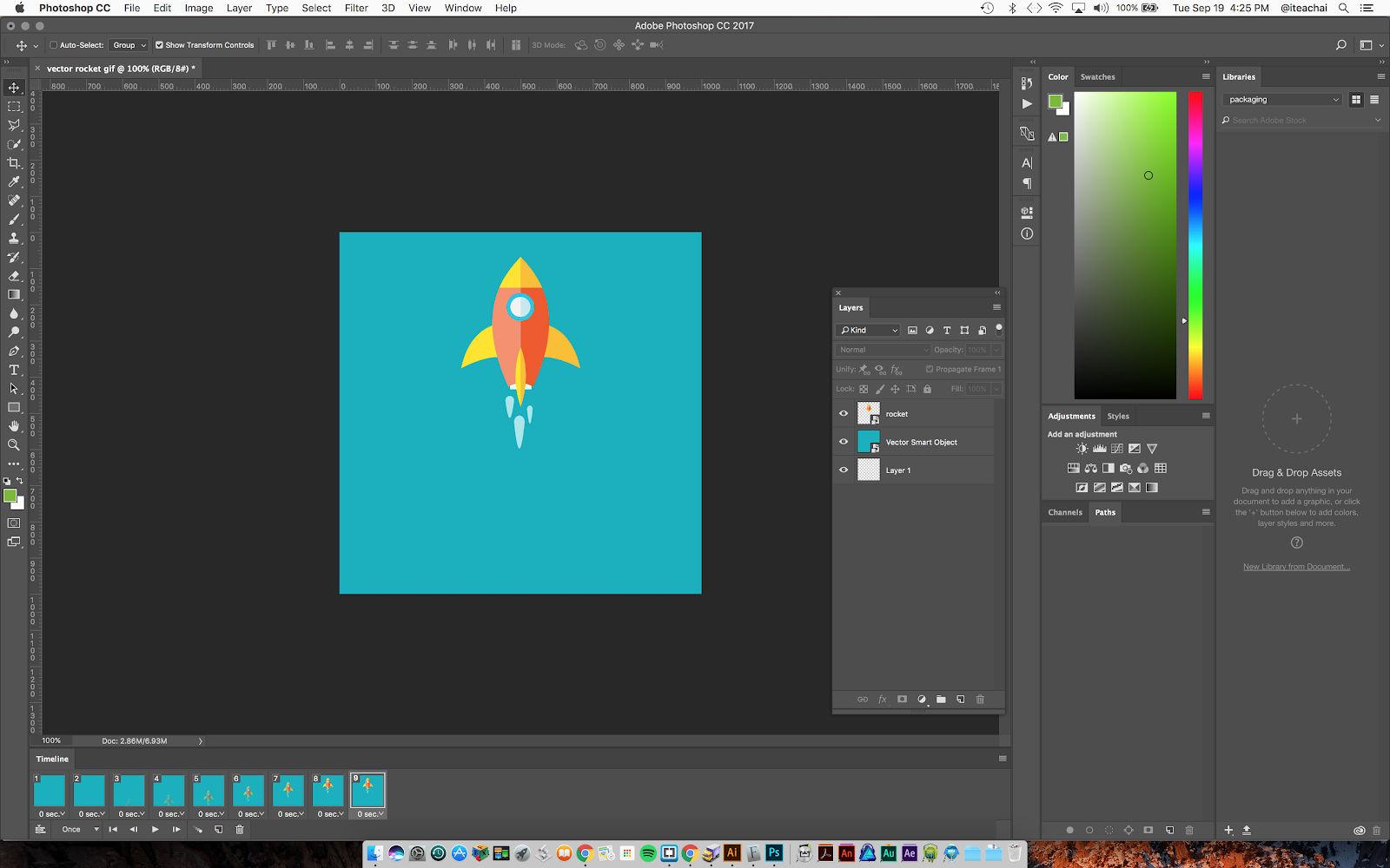Creating an Animated Gif in Adobe Photoshop – Innovations in