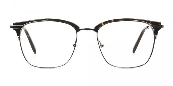 Browline tortoiseshell glasses