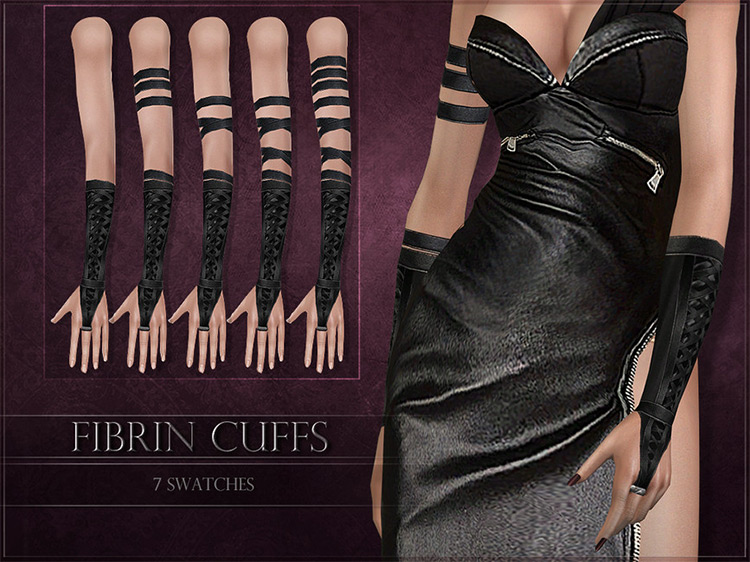 Fibrin Cuffs by RemusSirion Sims 4 CC