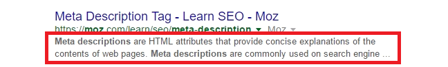 Meta description length before