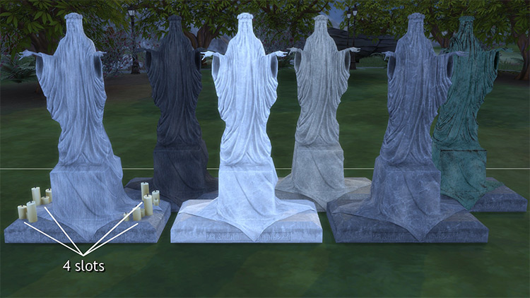 Gravestones & Mortuary Sims 4 CC