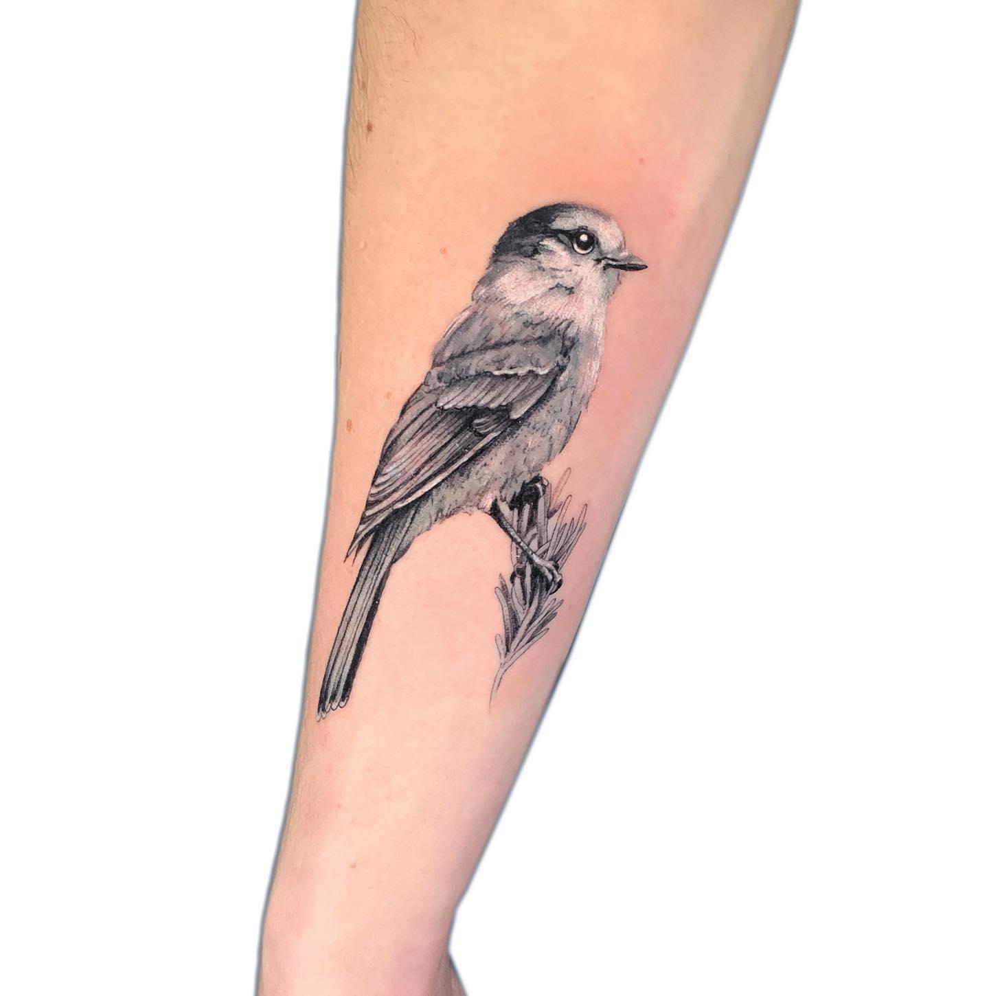 Bird tattoo on Wrist