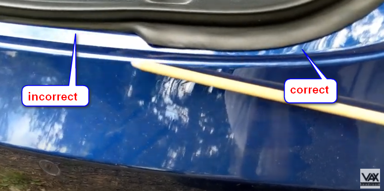 Tesla model 3 trunk rain fix issue