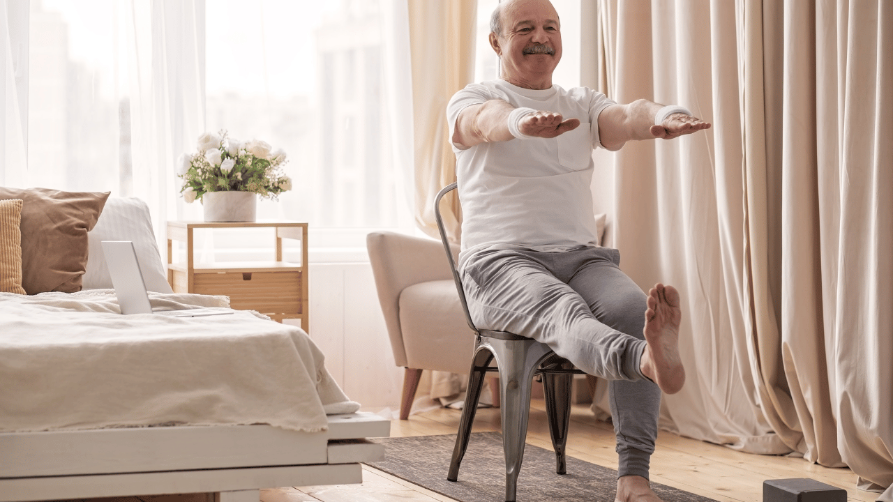 Chair Yoga - Best Exercises for Men Over 60