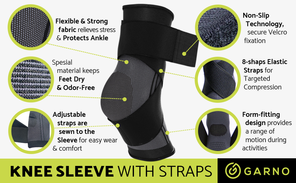 foot brace, ankle compression sleeve, bandage wrap, foot brace for injured foot, compression socks
