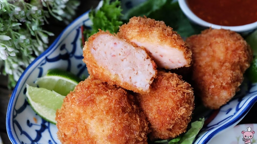 Bánh tôm chiên xù dễ chế biến tại nhà
