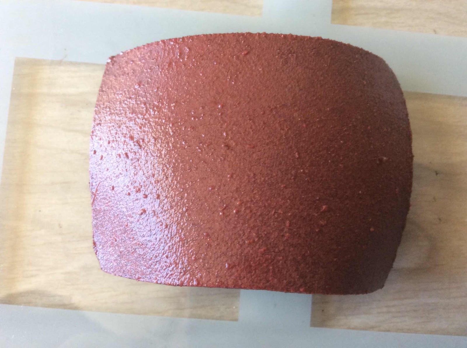 Red leather using historical dye (madder) — NVG, Miklagard