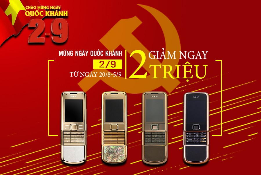 ƯU ĐÃI 2/9, CHỐT ĐƠN NOKIA 8800 GIẢM NGAY 2 TRIỆU ĐỒNG | Hoàng Luxury