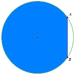 Người ta muốn trồng hoa trên một miếng đất hình tròn có bán kính bằng (5) m. Họ dự định sẽ để lại một phần (phần màu trắng như hình vẽ, trong đó (AB = 6m)) để làm việc khá C. Biết mỗi mét vuông trồng hoa cần chi phí 200 nghìn đồng. Hỏi cần bao nhiêu tiềnđể có thể thực hiện dự định này ?<img src="https://lh4.googleusercontent.com/CakAi_XamJ3IIvbqdAZEbBgASqj5sH8t0PIDrjykQhd_xgaxvzHP5sNa7OqnMgpseQINGO4zQiWdM9D8dZSQQRaFMTgJatNg8lUxUFRuUIcx4sHFG4P-RM8TDQuRWuqbuw0LmVpsUsbemrLXsQ" width="197" height="194"> 1