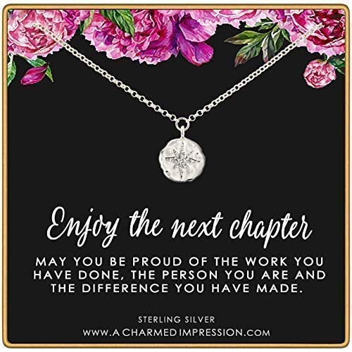 Enjoy The Next Chapter, Necklace For Retired Women
