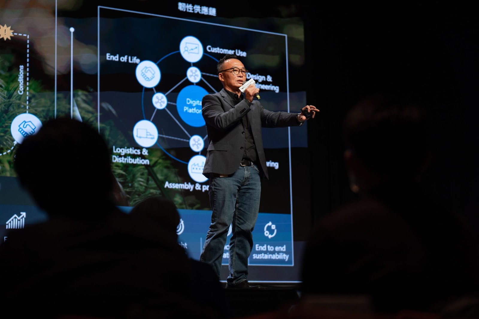 台灣微軟合作夥伴事業群副總經理 呂欣育 分享透過雲平台打造綠色供應鏈