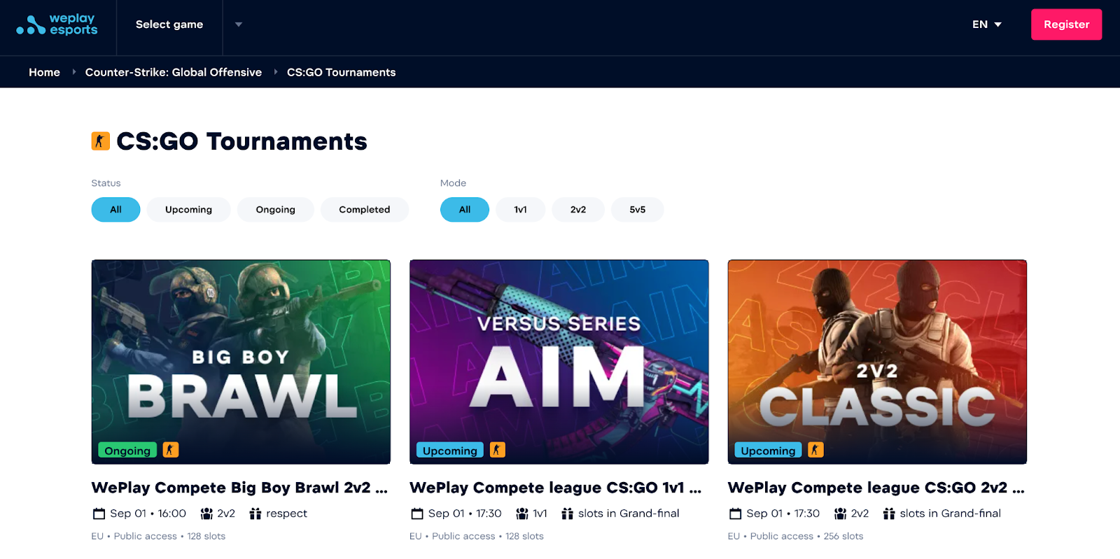 weplay esports página web