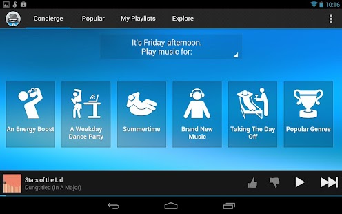Songza apk Review