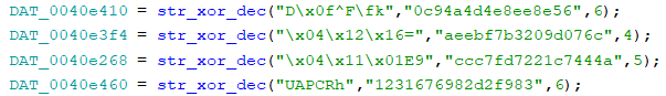 Raccoon Stealer is using XOR strings encryption
