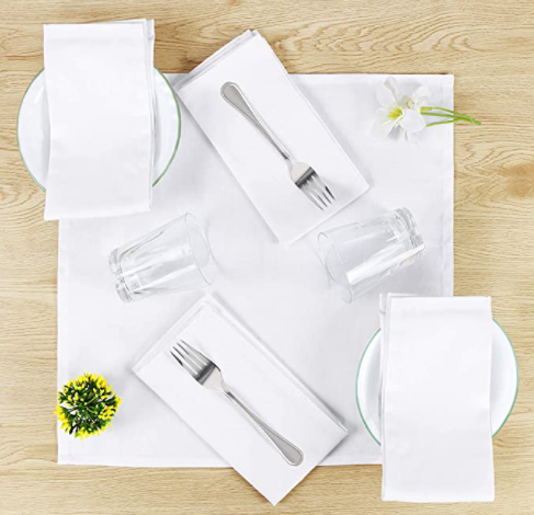 white cloth napkins amazon