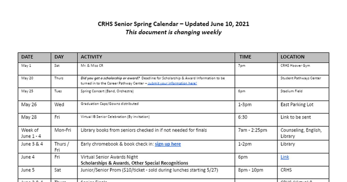 CRHS Senior Spring Calendar 2021.docx