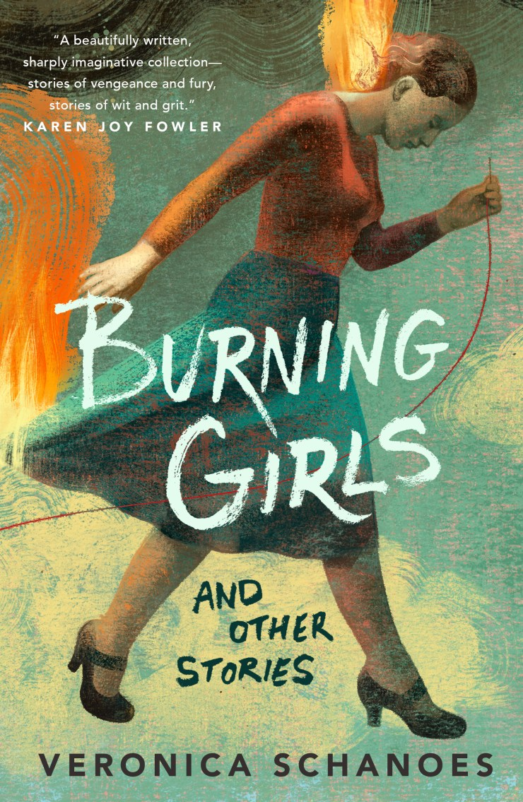 Burning Girls and Other Stories by Veronica Scanoes book cover.