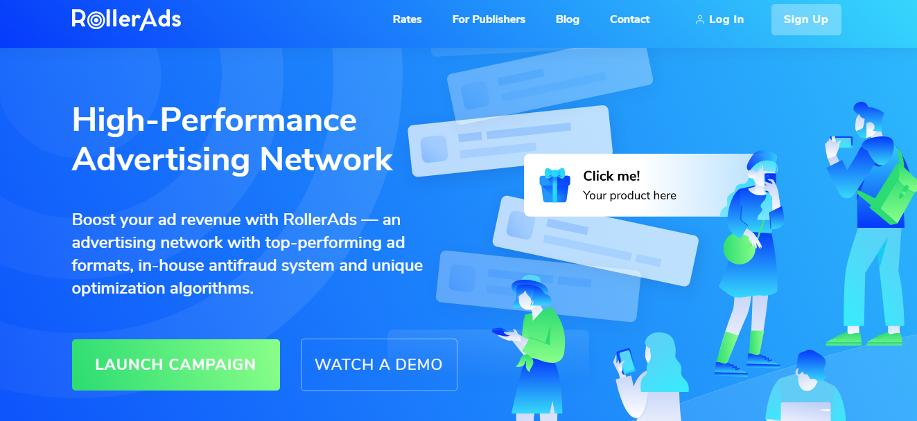 Обзор рекламной сети RollerAds: монетизация сайтов и качественный push-трафик