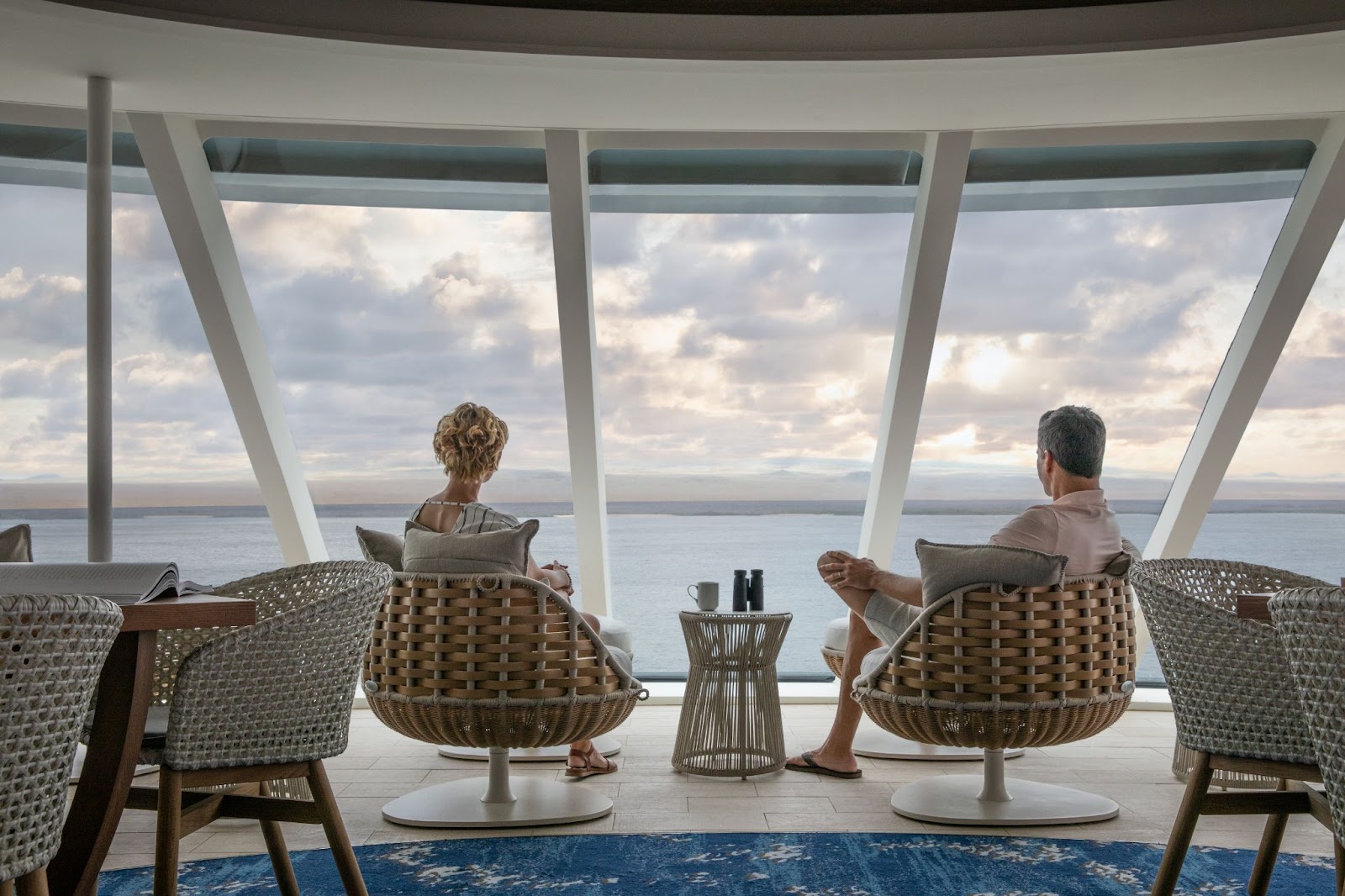 The Observatory - A Cozy Lounge with Stunning Views of the Galapagos Islands