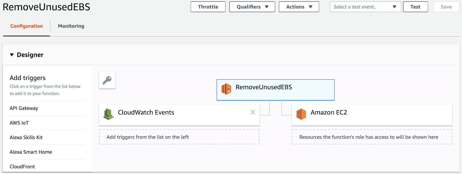 Lambda Console