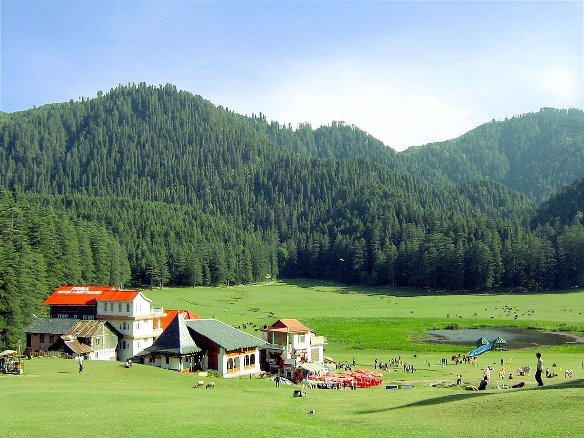 khajjiar is a beautiful place in Himachal Pradesh