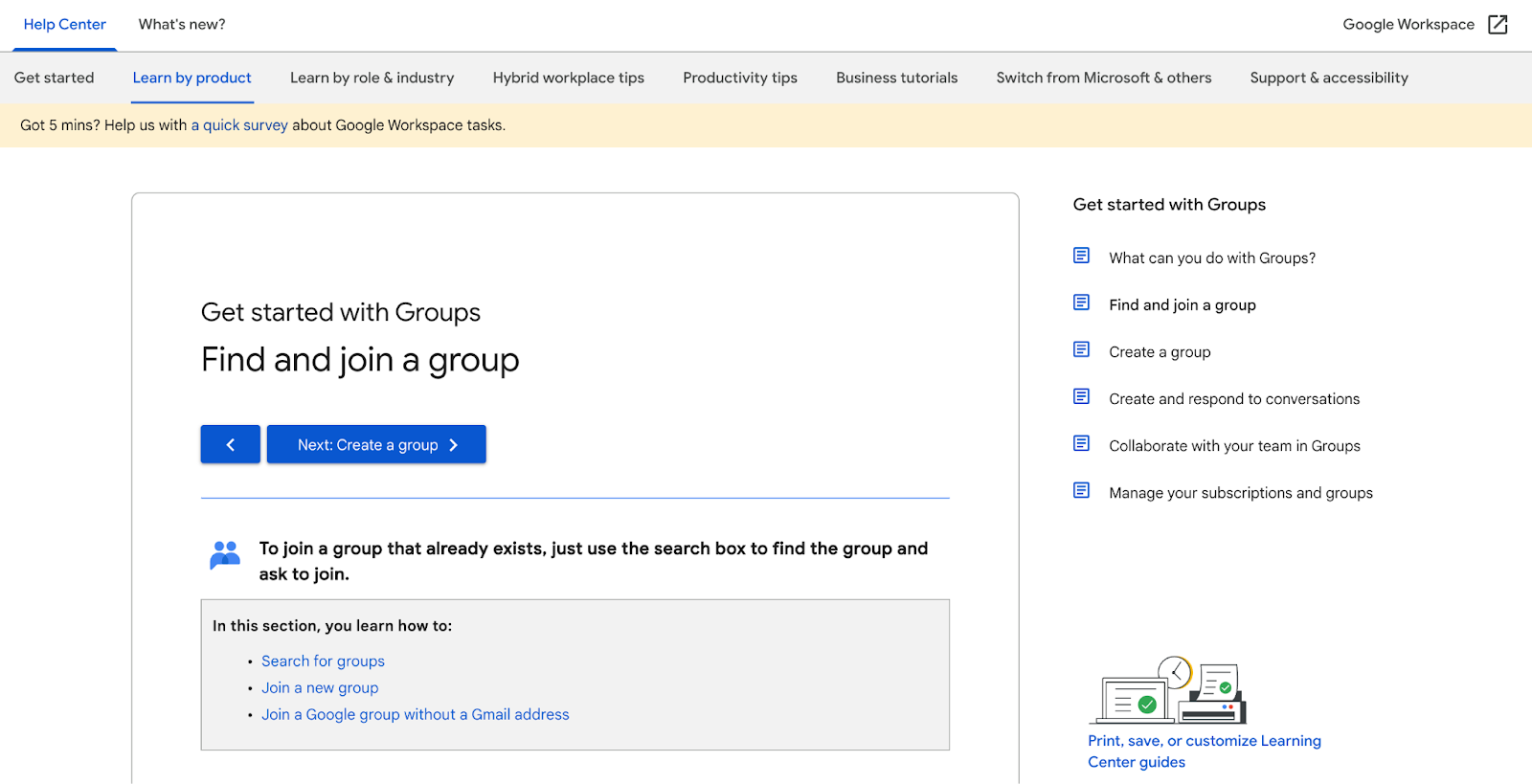 Google Groups Dashboard