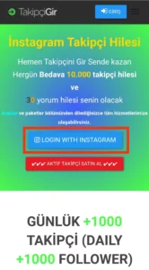 TakipciGIR : Increase your Followers on Instagram [100% WORKING TRICK]