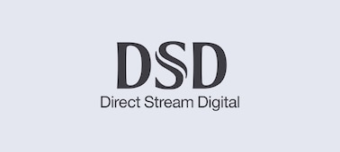 Logo for DSD (Direct Stream Digital)