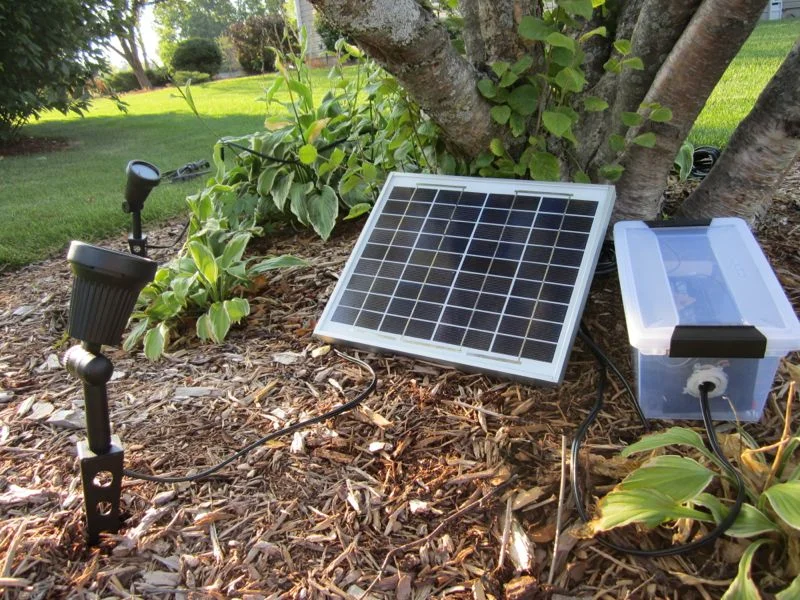 How to build a Simple Solar Powered Automatic Garden Light – Matha  Electronics