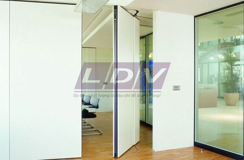 Vách ngăn LDV016 làm từ chất liệu gỗ phủ Melamine