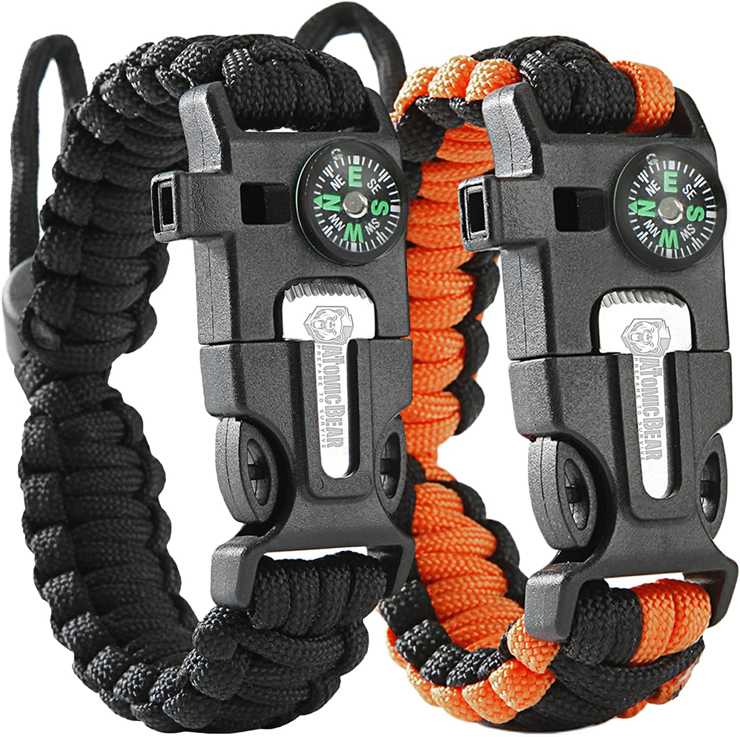 paracord bracelet with compass