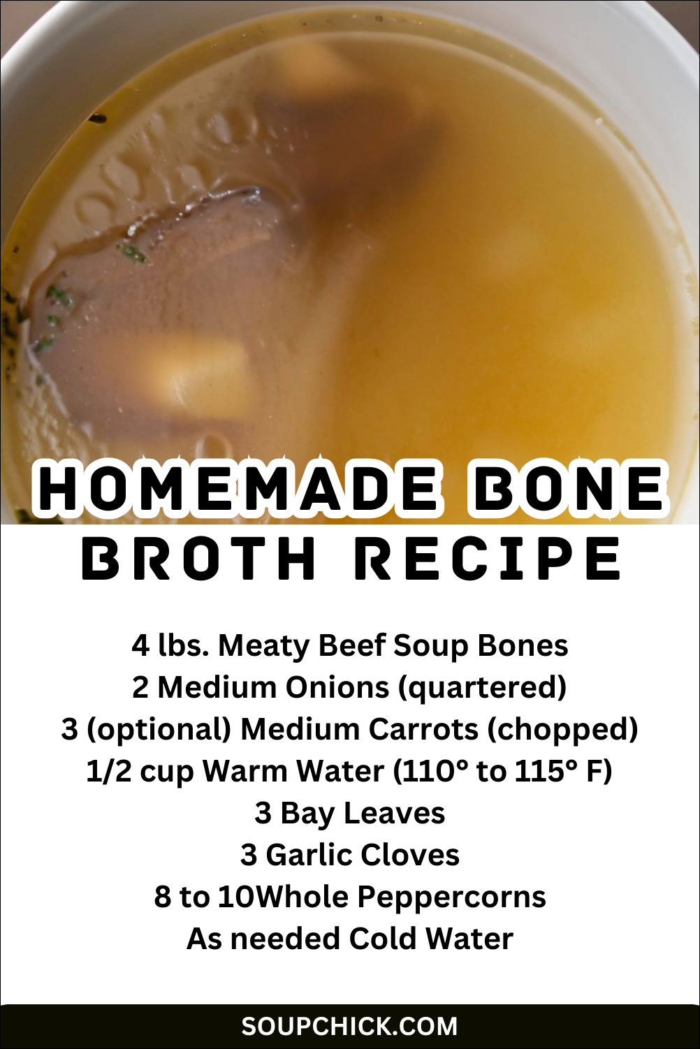 Homemade Bone Broth recipe