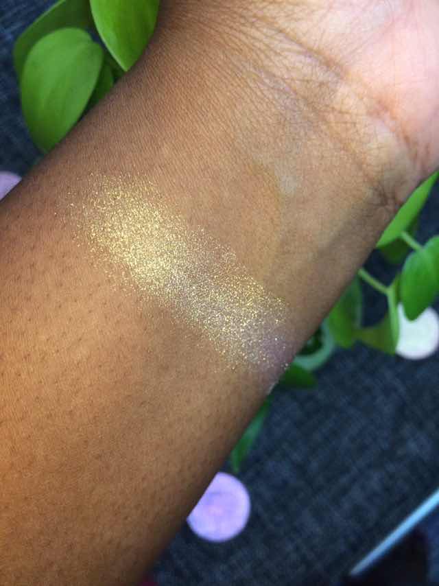 Devinah Cosmetics - Pixy Stix swatches on dark skin