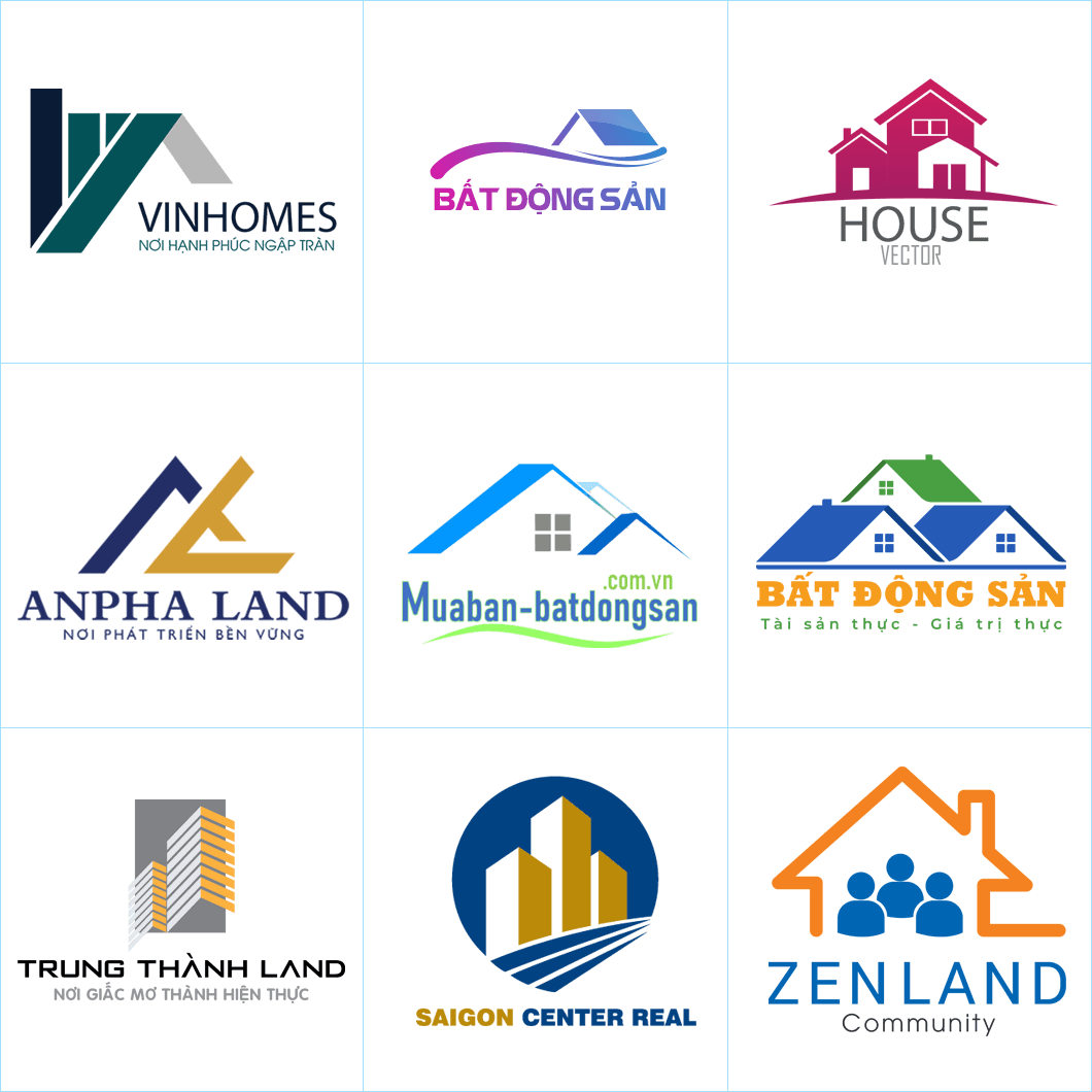 [Saokim.com.vn] Top 50+ thiết kế logo ngành bất động sản 