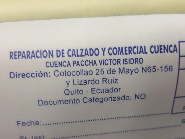 Reparacion De Calzado Y Comercial Cuenca - Zapatería